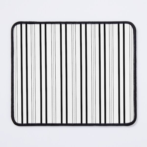 Item preview, White & Black Thick and Thin Stripes designed and sold by KSimpson838.