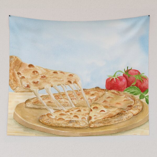 Item preview, Fire Roasted Cheese Pizza designed and sold by daphsam.