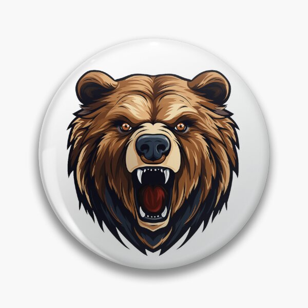 Item preview, Grizzly Bear -  Mascot Brown // School Spirit College Team Cheer designed and sold by Aubergine Designs.