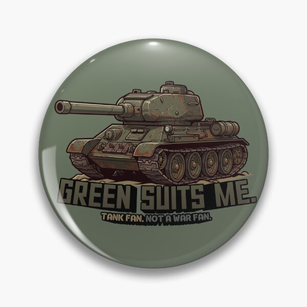 Item preview, T-34 Tank – Green Suits Me designed and sold by IDGY_de.