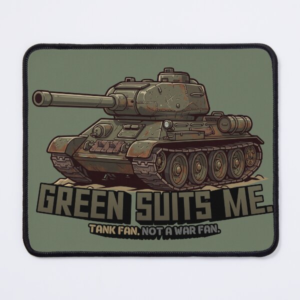 Item preview, T-34 Tank – Green Suits Me designed and sold by IDGY_de.