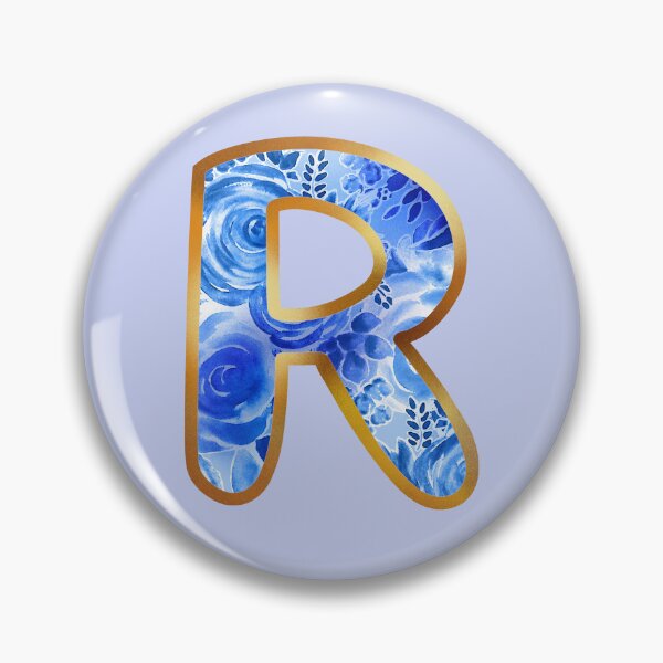 Item preview, R alphabet letter Floral Lettering  designed and sold by elenabdesigns.