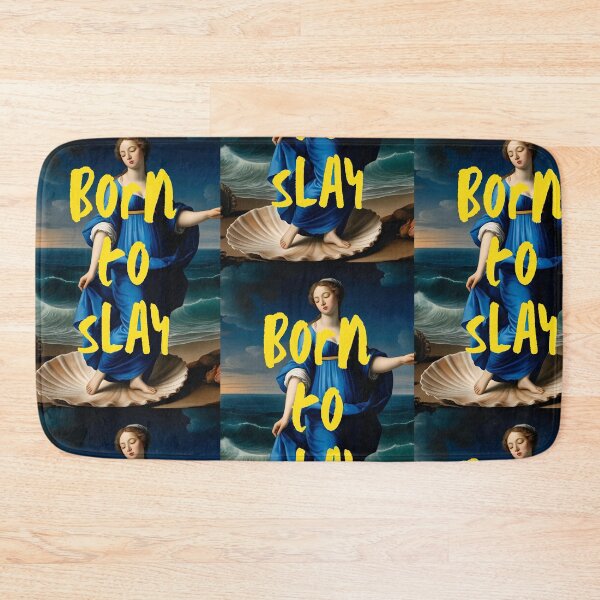 Item preview, Vintage Classical Nautical Woman Artwork ft. Empowering Quote: "Born to Slay" designed and sold by SpringTeaDesigns.