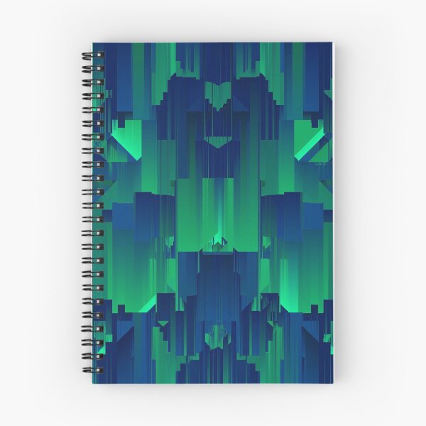 Item preview, Green and Blue Geometric Glitch designed and sold by shelteredinside.