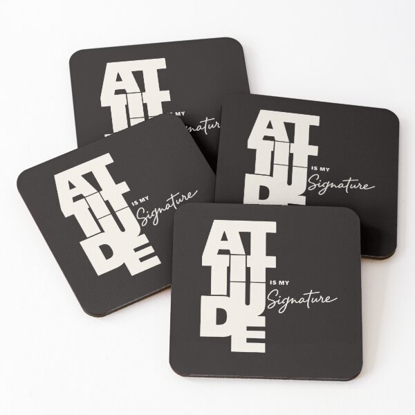 Item preview, ATTITUDE IS MY SIGNATURE designed and sold by OskarTrendz.