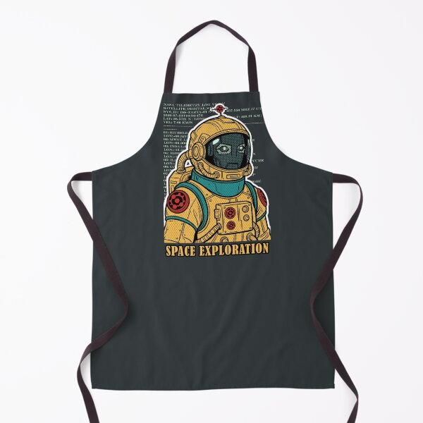Item preview, Retro Robot Astronaut Space Exploration Vintage Sci-Fi por art designed and sold by KiwiRider.