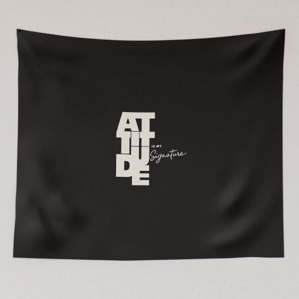Item preview, ATTITUDE IS MY SIGNATURE designed and sold by OskarTrendz.