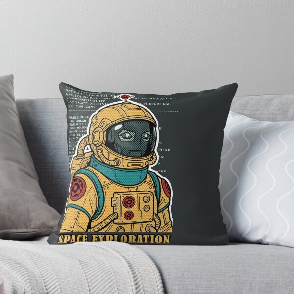 Item preview, Retro Robot Astronaut Space Exploration Vintage Sci-Fi por art designed and sold by KiwiRider.