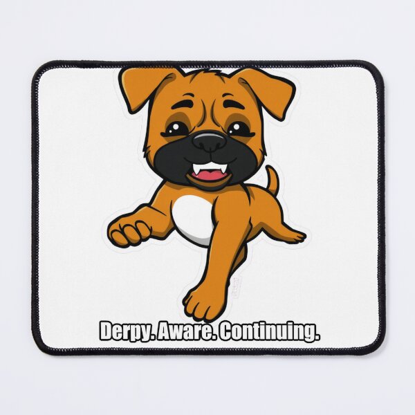 Item preview, Boxer - Derpy Aware Continuing - Funny Boxer Dog Gift designed and sold by pawdrops.