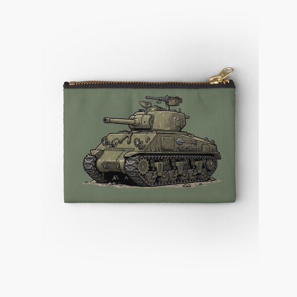 Item preview, Sherman tank – cartoon illustration designed and sold by IDGY_de.