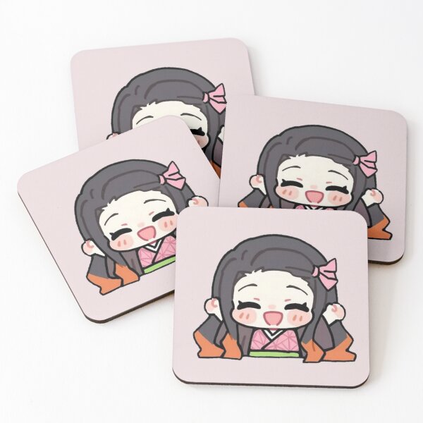 Item preview, Blood Burst Flame — Nezuko Kamado Kawaii Icon designed and sold by TheStickLab.