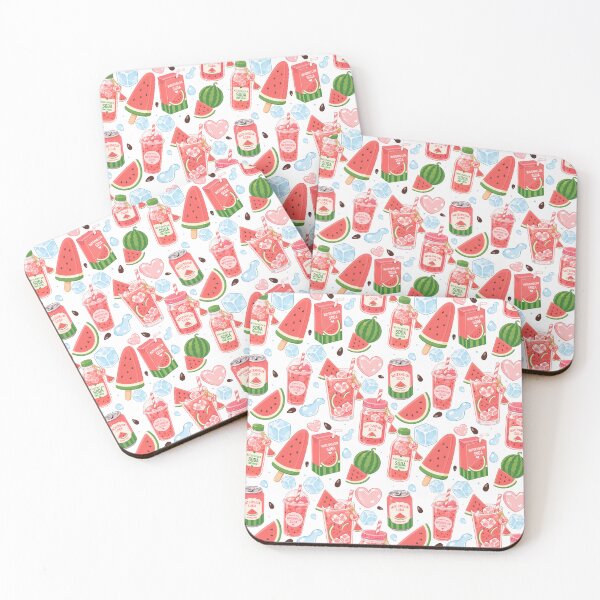 Item preview, Cute Watermelon Soda Drink Seamless  designed and sold by KJackArtwork.
