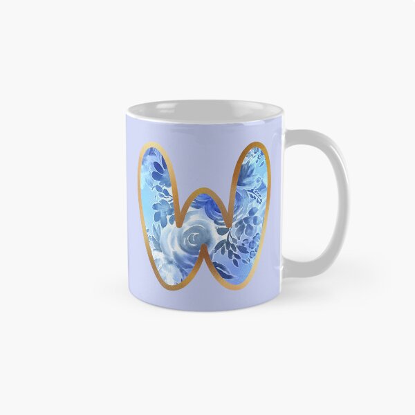 Item preview, W alphabet letter Floral Lettering  designed and sold by elenabdesigns.