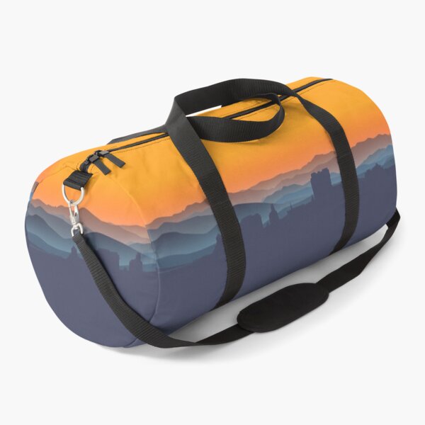 Item preview, Asheville City Skyline and WNC Mountains at Sunset designed and sold by hatsharpener.