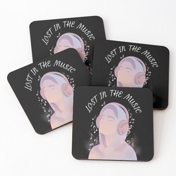 Item preview, Lost In The Music – Dreamy Headphones Girl Music Design designed and sold by Midnight Veil Designs.