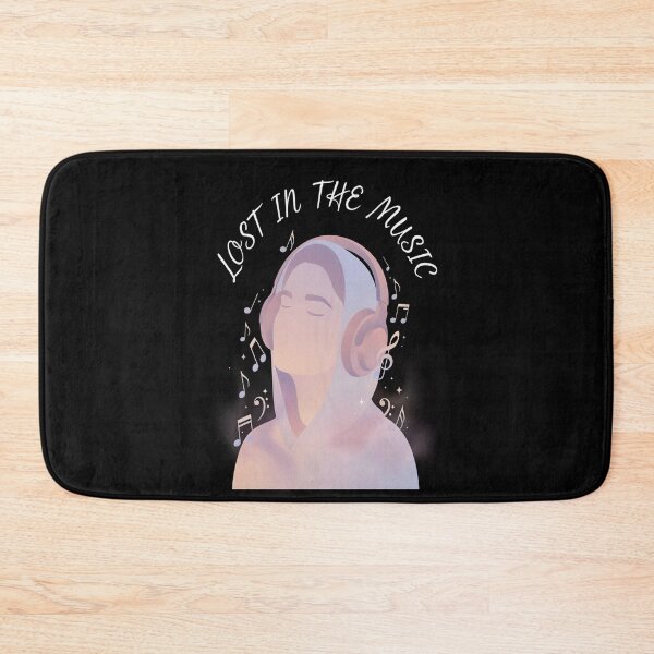 Item preview, Lost In The Music – Dreamy Headphones Girl Music Design designed and sold by Midnight Veil Designs.