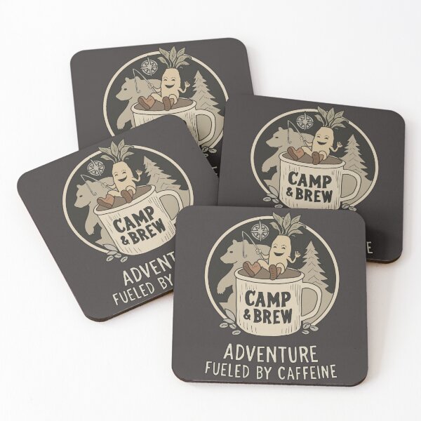 Item preview, Coffee Lover Goblincore Mug: Mandrake Fishing Forest Camping Illustration designed and sold by LeshanArt.