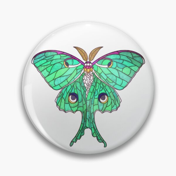 Item preview, Luna Moth - Stained Glass Moths Project designed and sold by AubrietaRose.