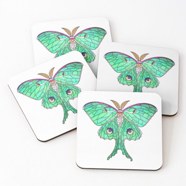 Item preview, Luna Moth - Stained Glass Moths Project designed and sold by AubrietaRose.