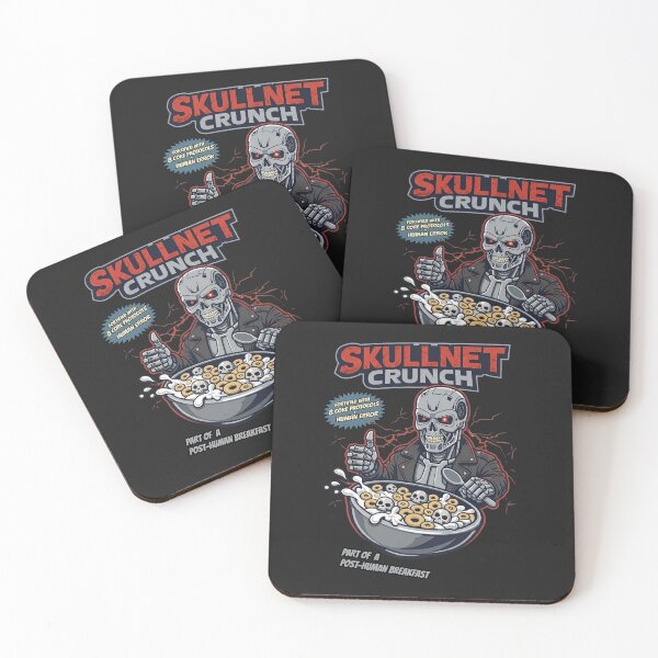 Item preview, SKULLNET CRUNCH - Post-Apocalyptic Terminator Cereal designed and sold by VoglR.