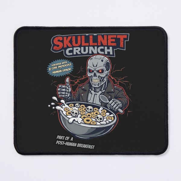 Item preview, SKULLNET CRUNCH - Post-Apocalyptic Terminator Cereal designed and sold by VoglR.