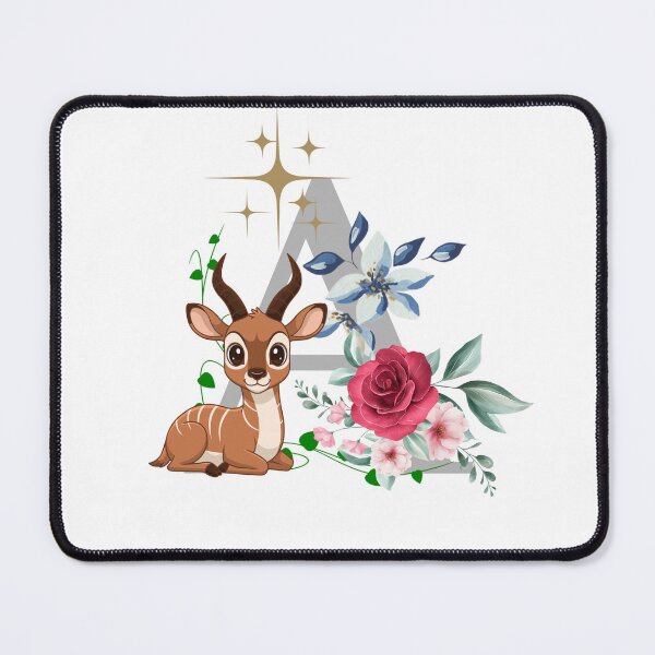 Item preview, Letter A Antelope designed and sold by IvonneDesigns.