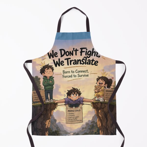 Item preview, We Don't Fight We Translate - Middle Child Family Mediator designed and sold by irfanshikh.