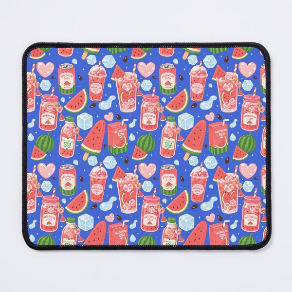 Item preview, Cute Watermelon Soda Drink Seamless designed and sold by KJackArtwork.