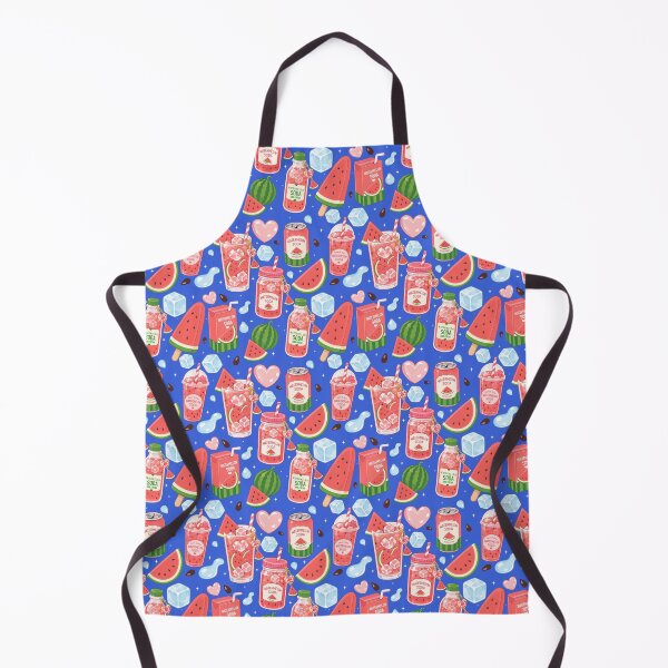 Item preview, Cute Watermelon Soda Drink Seamless designed and sold by KJackArtwork.