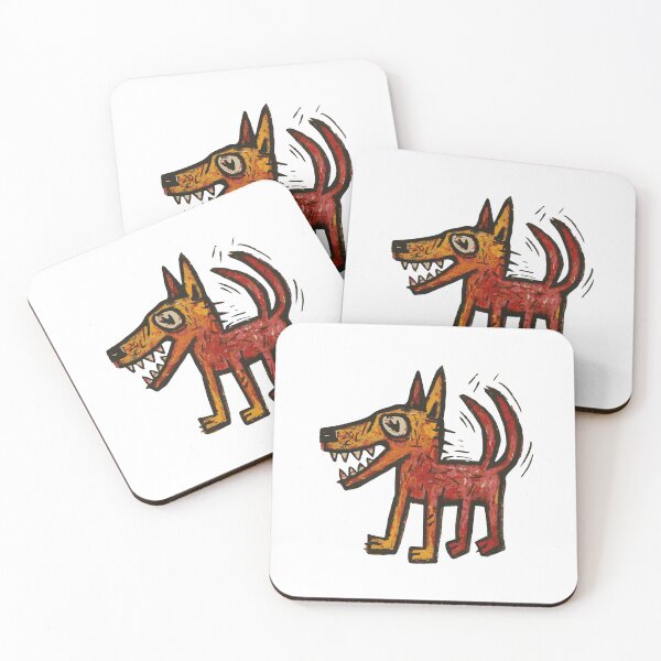 Item preview, Happy Dog with Two Tails designed and sold by Lifer Art and Design.