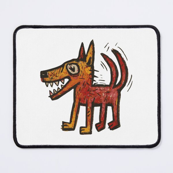 Item preview, Happy Dog with Two Tails designed and sold by Lifer Art and Design.