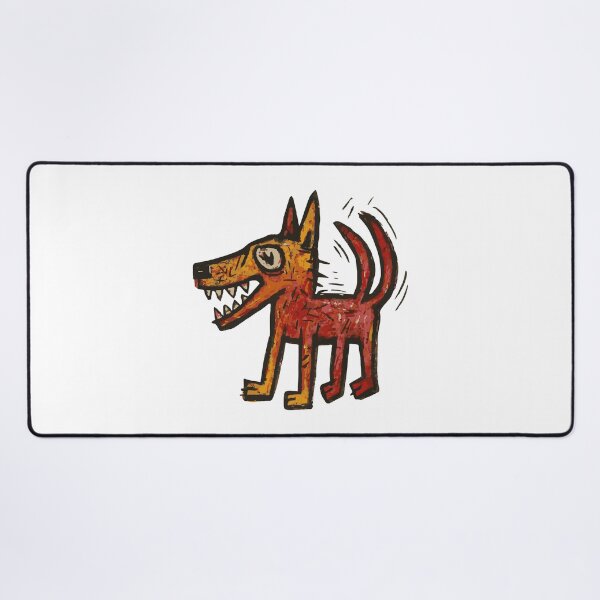 Item preview, Happy Dog with Two Tails designed and sold by Lifer Art and Design.