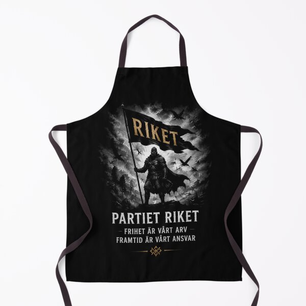 Item preview, Riket, man med flagga designed and sold by PartietRiket.