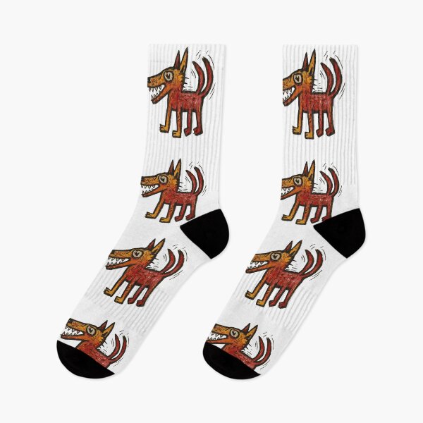 Item preview, Happy Dog with Two Tails designed and sold by Lifer Art and Design.