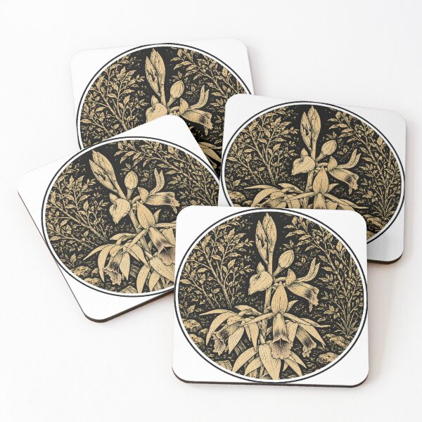 Item preview, Indian Wildflowers | Botanical Ink Art designed and sold by Linoluca.