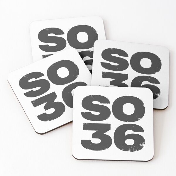 Item preview, SO36 in Black Grungy Letters designed and sold by StudioDestruct.