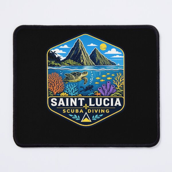 Item preview, Saint Lucia Scuba Diving Caribbean Travel Ocean designed and sold by scicilysimonee.