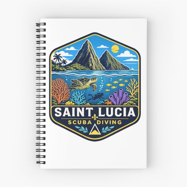 Item preview, Saint Lucia Scuba Diving Caribbean Travel Ocean designed and sold by scicilysimonee.