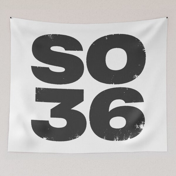 Item preview, SO36 in Black Grungy Letters designed and sold by StudioDestruct.