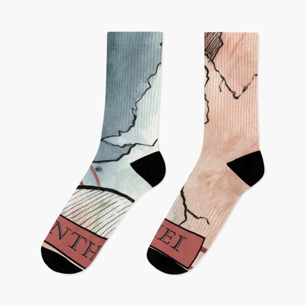 Item preview, Abstract Panta Rhei Watercolor II - Modern Indigo Blush Ink Art designed and sold by WaterColorCats1.