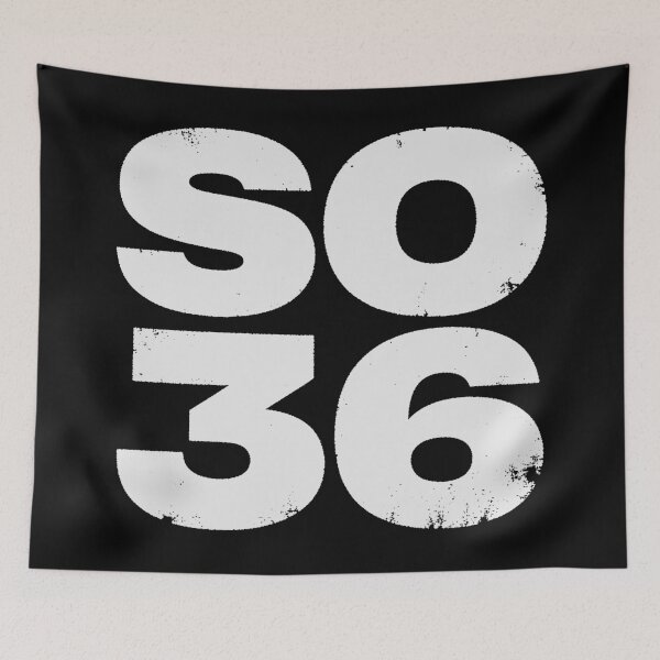 Item preview, SO36 in White Grungy Letters designed and sold by StudioDestruct.