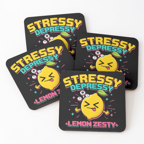 Item preview, Stressy Depressy Lemon Zesty Meme designed and sold by oryzyas.