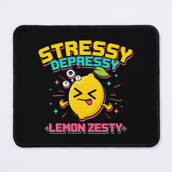 Item preview, Stressy Depressy Lemon Zesty Meme designed and sold by oryzyas.