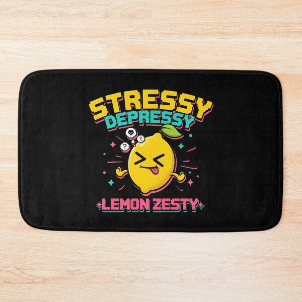 Item preview, Stressy Depressy Lemon Zesty Meme designed and sold by oryzyas.