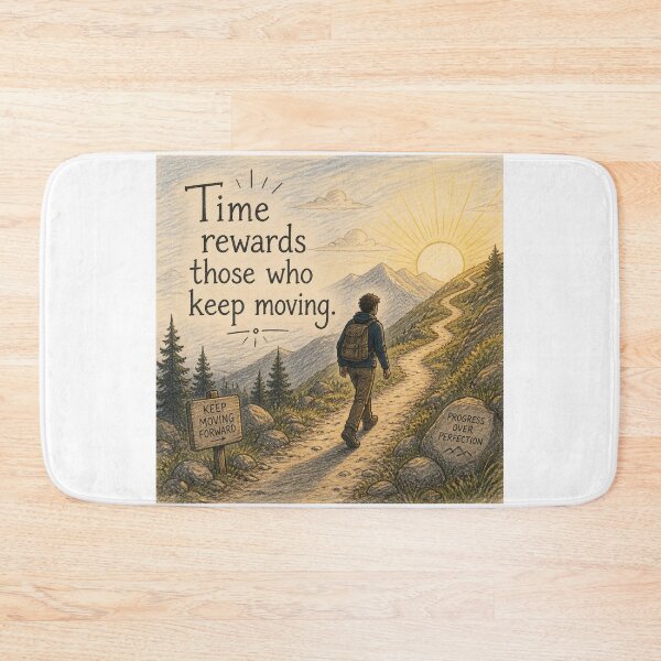 Item preview, Time rewards those who keep moving. designed and sold by CinemaChronik.