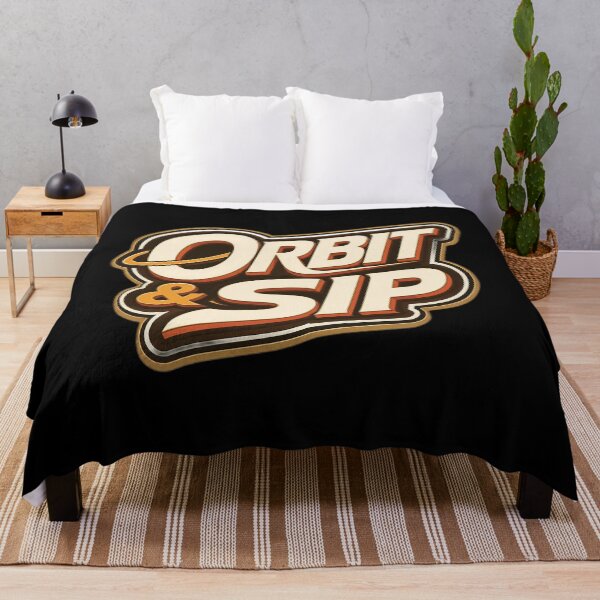 Item preview, Premium 3D Typography - 'Orbit & Sip' Metallic Lettering designed and sold by Jaani-T.