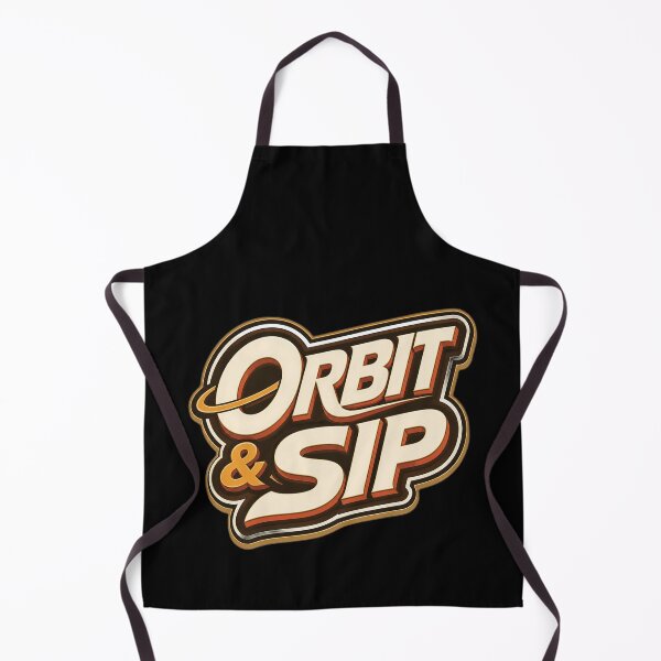 Item preview, Premium 3D Typography - 'Orbit & Sip' Metallic Lettering designed and sold by Jaani-T.
