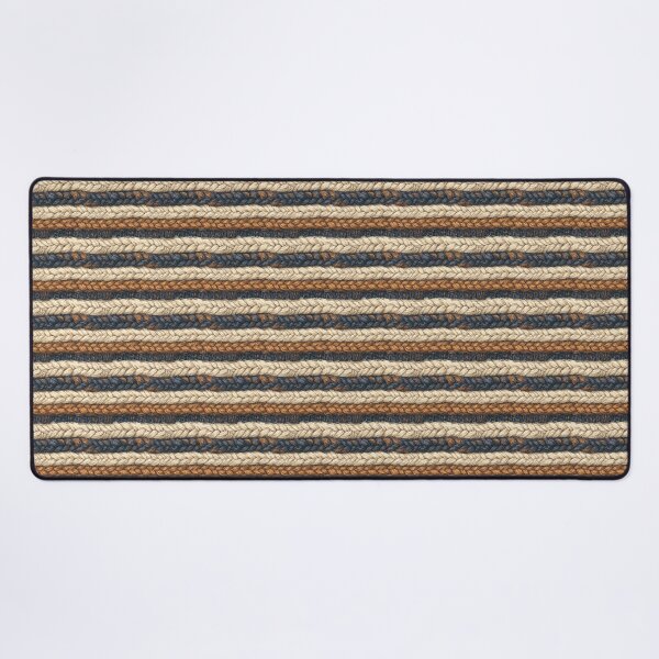Item preview, Textured Cable Braid: Rustic Wool & Leather Tone designed and sold by TJ Art and Camera.