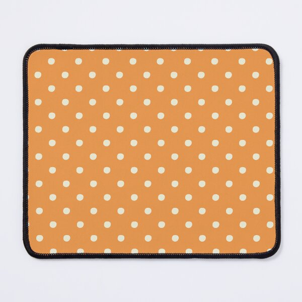 Item preview, Cream and Vibrant Orange Polka Dots | Minimalist Cream Dots on Orange Pattern | Pastel Cream and Orange Dots | Elegant Cream and Bright Orange Polka Dots | Retro Pastel Orange Polka Dots designed and sold by VivaFy.