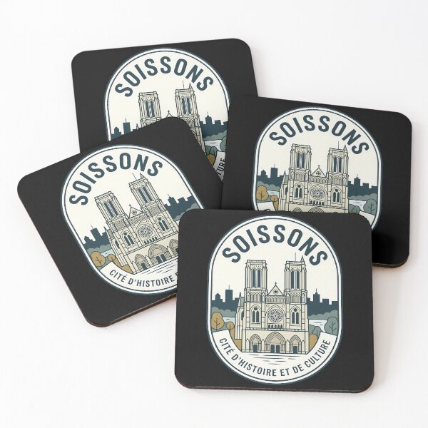 Item preview, Soissons France Vintage Travel Emblem Retro Badge designed and sold by k3rstman1.